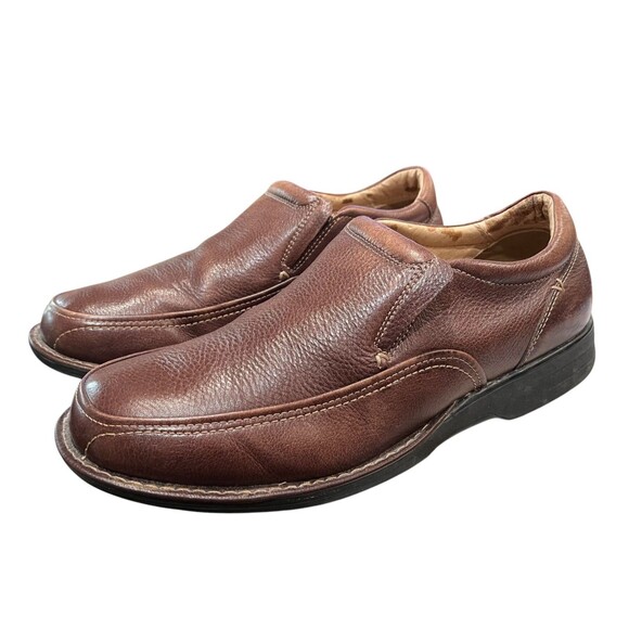 Propet Men\'s Sonoma M4211 Brown Leather Dress Walking Loafers  Size 11.5 XW (3W) main image 4